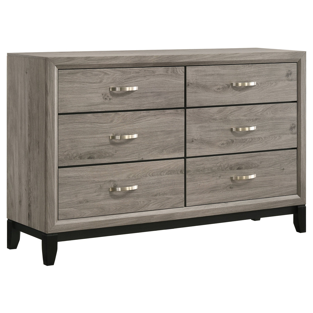 Watson Light Taupe 6-drawer Bedroom Dresser Cabinet by Coaster at Eve Furniture