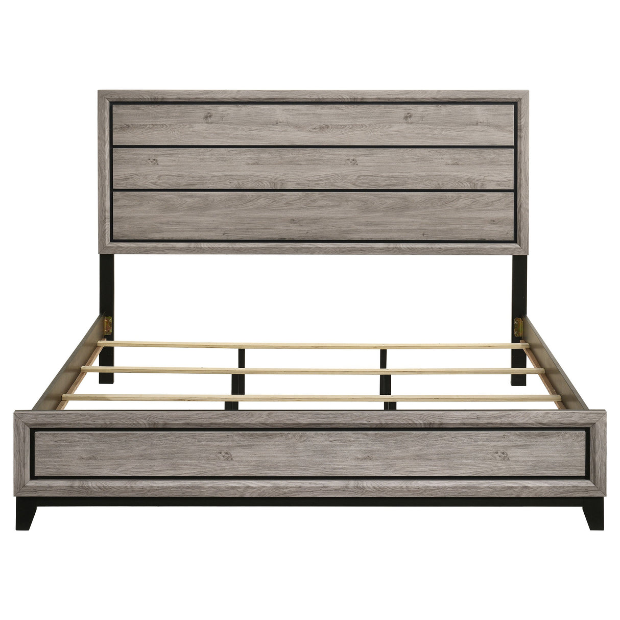 Watson Light Taupe Wood Eastern King Panel Bed by Coaster at Eve Furniture