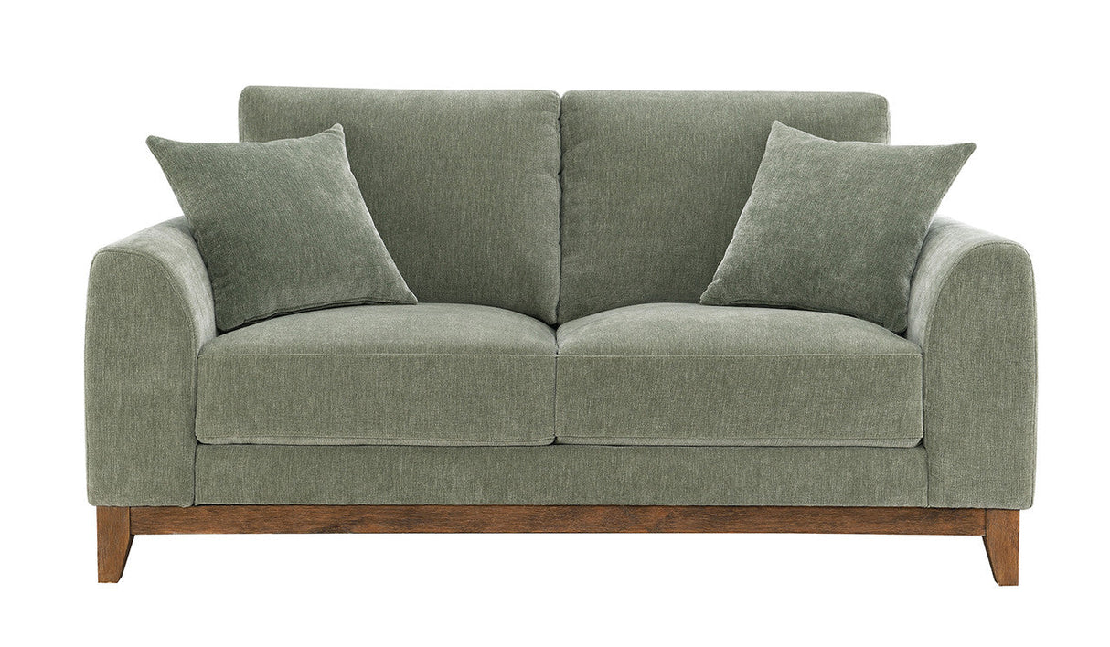 Watton Olive Green Loveseat by Furniture of America at Eve Furniture