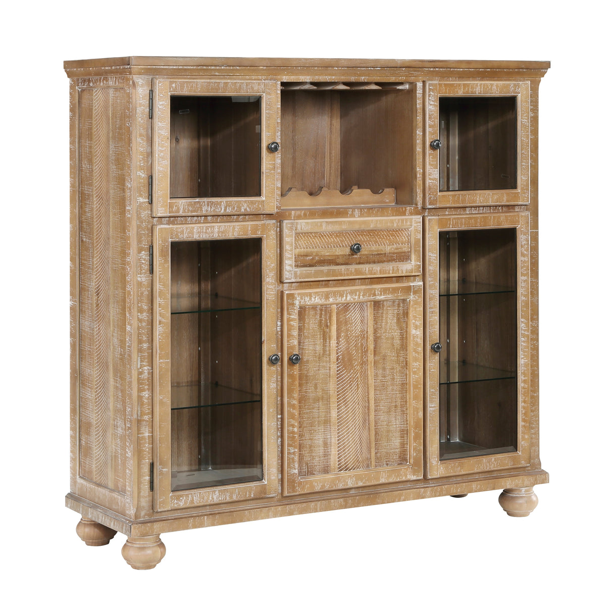 Weatherford Wheat Curio by Homelegance at Eve Furniture