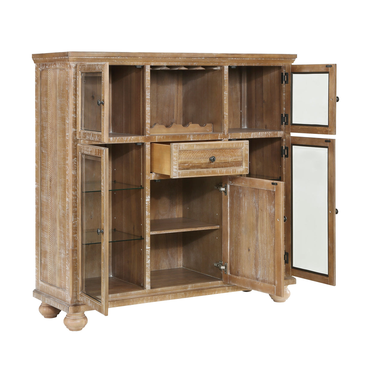 Weatherford Wheat Curio by Homelegance at Eve Furniture