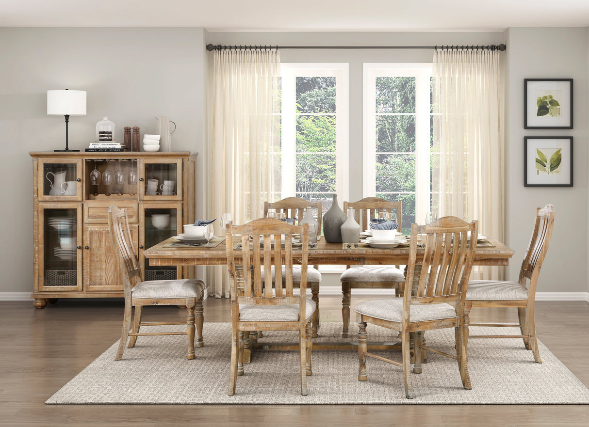 Weatherford Wheat Curio by Homelegance at Eve Furniture
