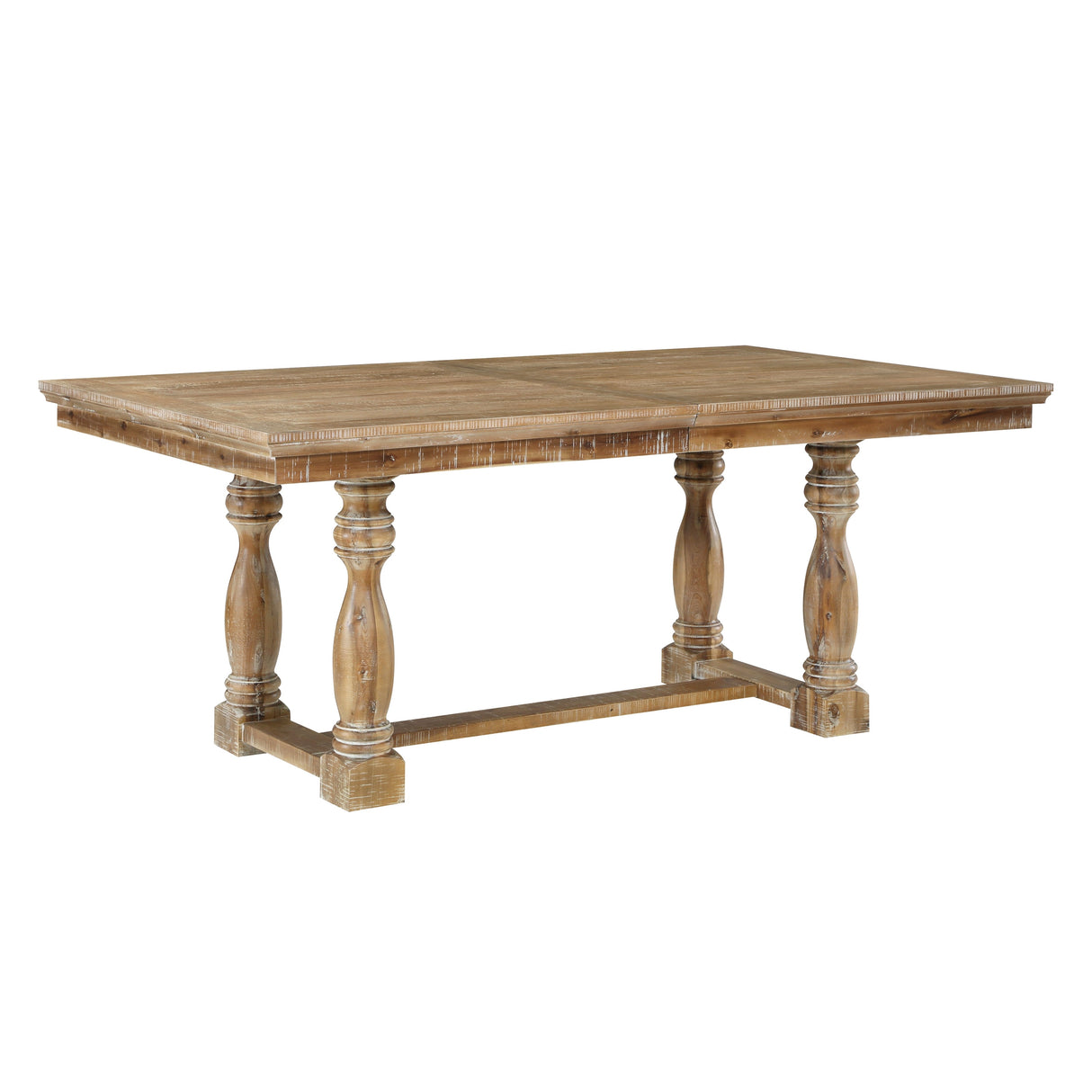 Weatherford Wheat Extandable Dining Table by Homelegance at Eve Furniture