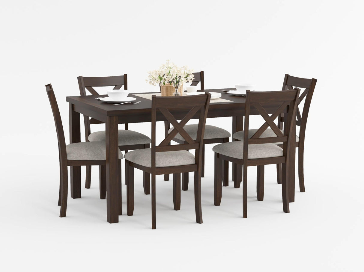 Weatherford Wheat/Gray Side Chair, Set of 2 by Homelegance at Eve Furniture