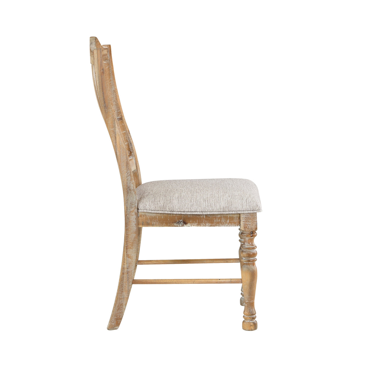 Weatherford Wheat/Gray Side Chair, Set of 2 by Homelegance at Eve Furniture