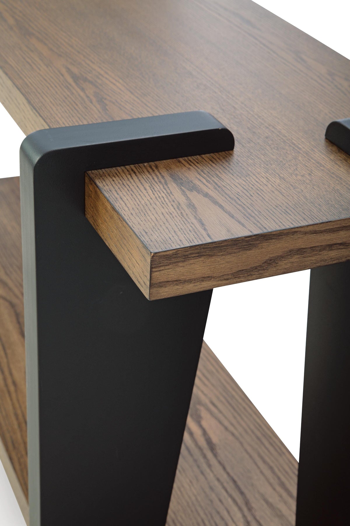 Weathermore Brown/Black Sofa Table by Ashley at Eve Furniture