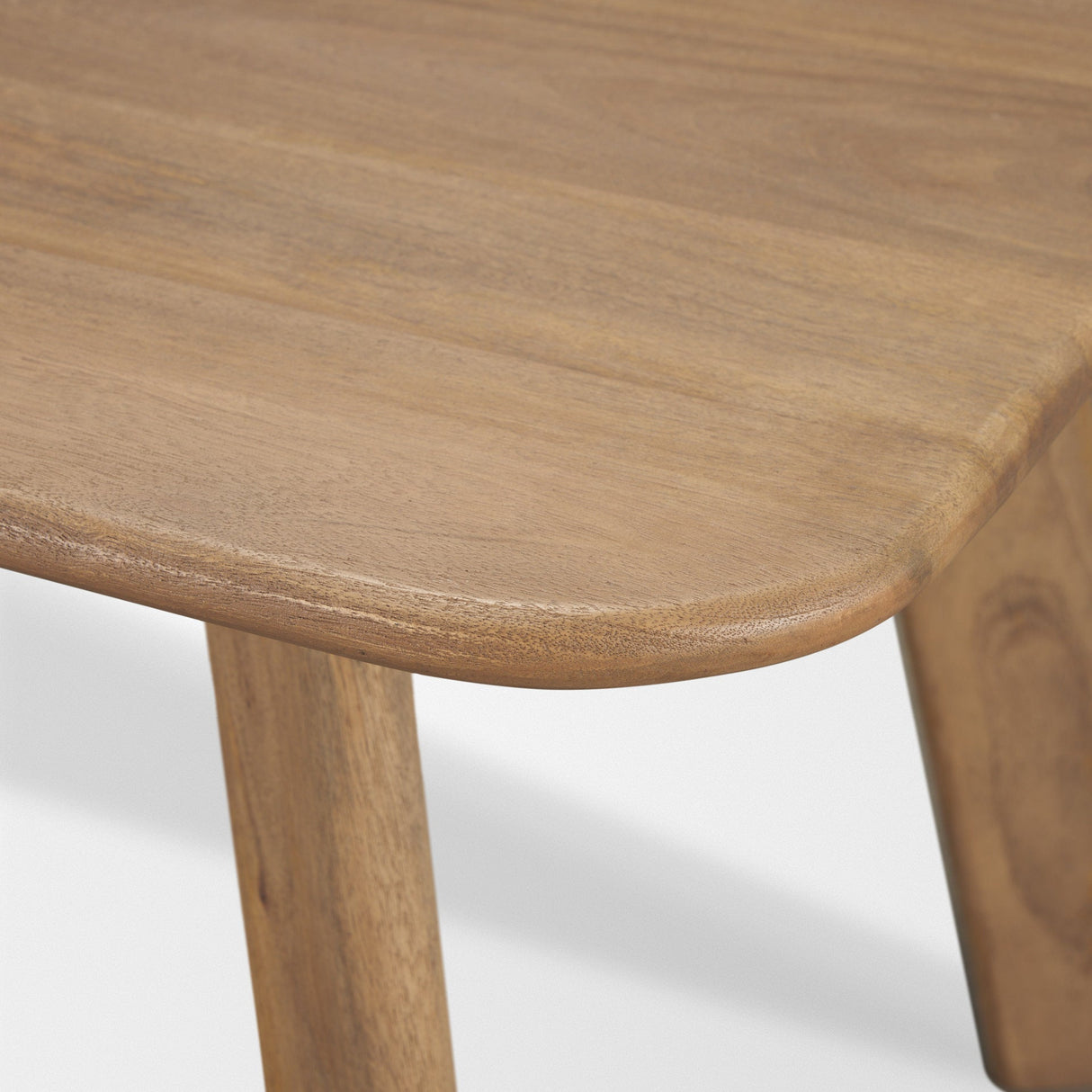 Welborn Light Brown Wood Rectangular Dining Table by Mercana at Eve Furniture