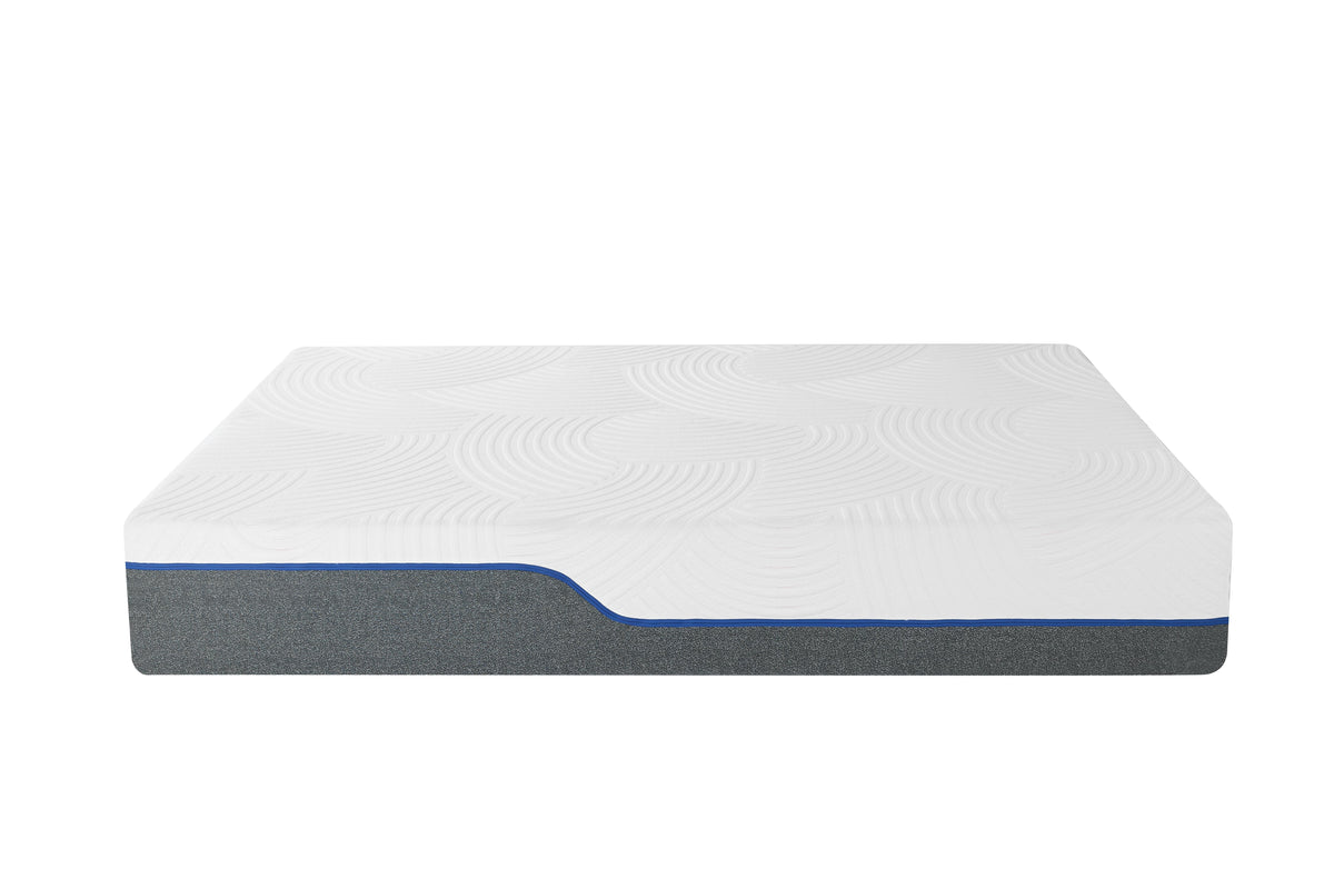 WellFlex White 1.0 Firmer King Memory Foam Mattress by Mlily at Eve Furniture