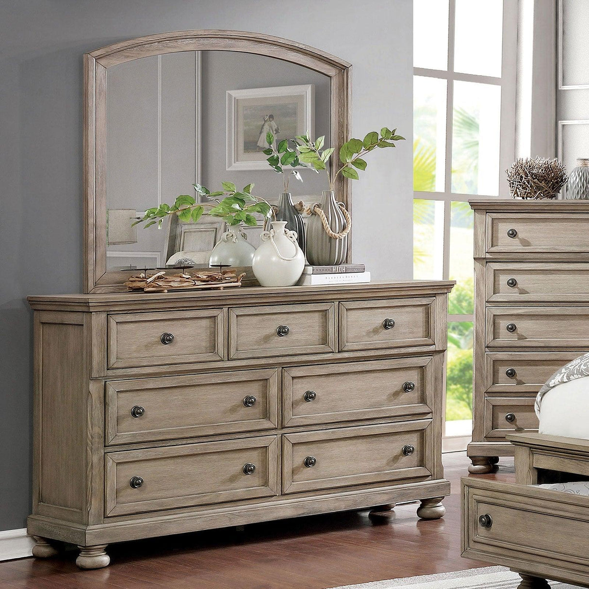 Wells Gray Dresser by Furniture of America at Eve Furniture