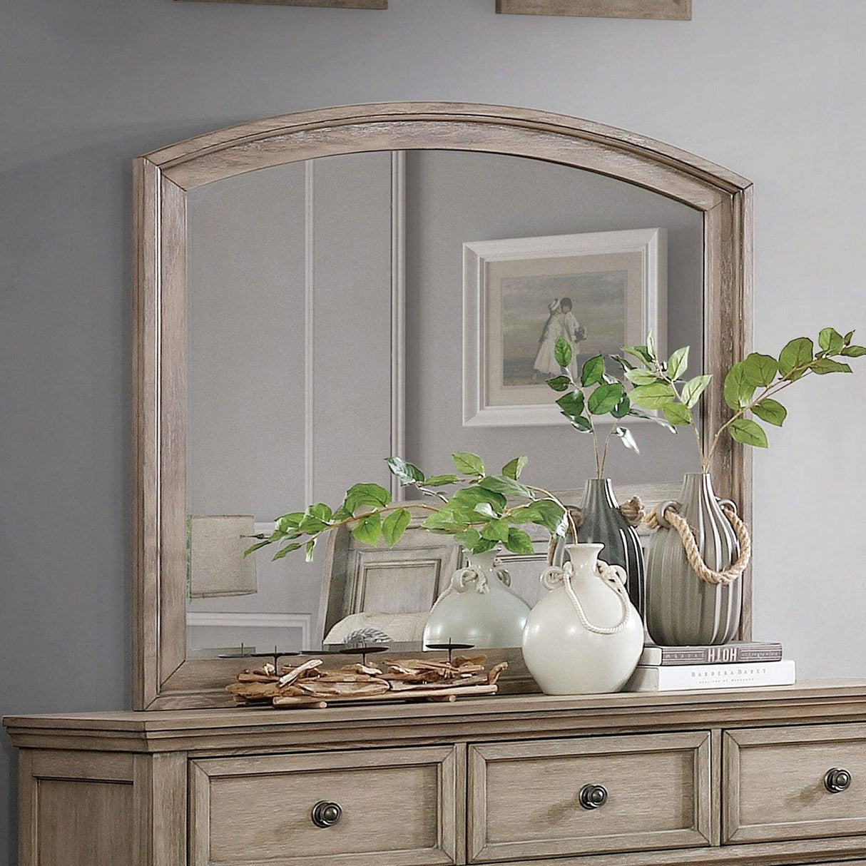 Wells Gray Mirror by Furniture of America at Eve Furniture