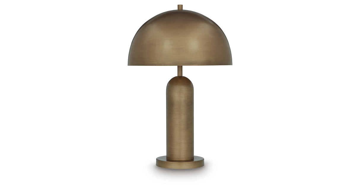Wendfield Antique Gold Finish Table Lamp by Ashley at Eve Furniture