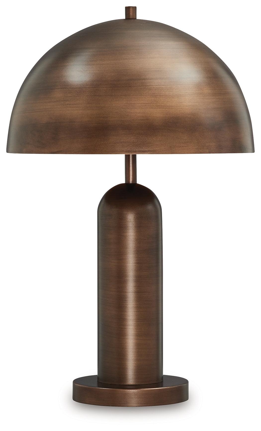 Wendfield Antique Copper Finish Table Lamp by Ashley at Eve Furniture