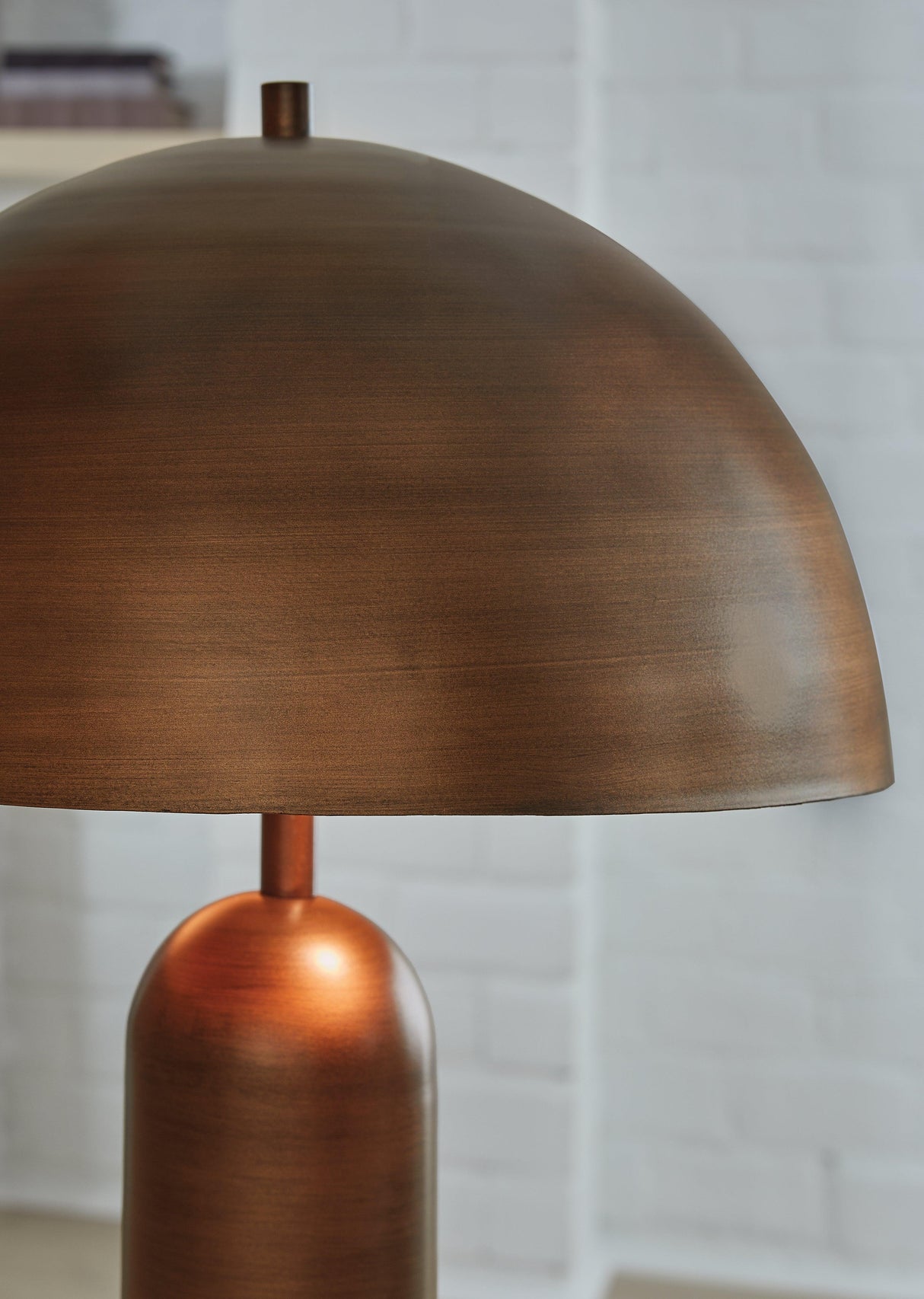 Wendfield Antique Copper Finish Table Lamp by Ashley at Eve Furniture