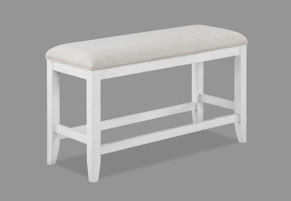 Wendy White Counter Height Dining Set by Crown Mark at Eve Furniture