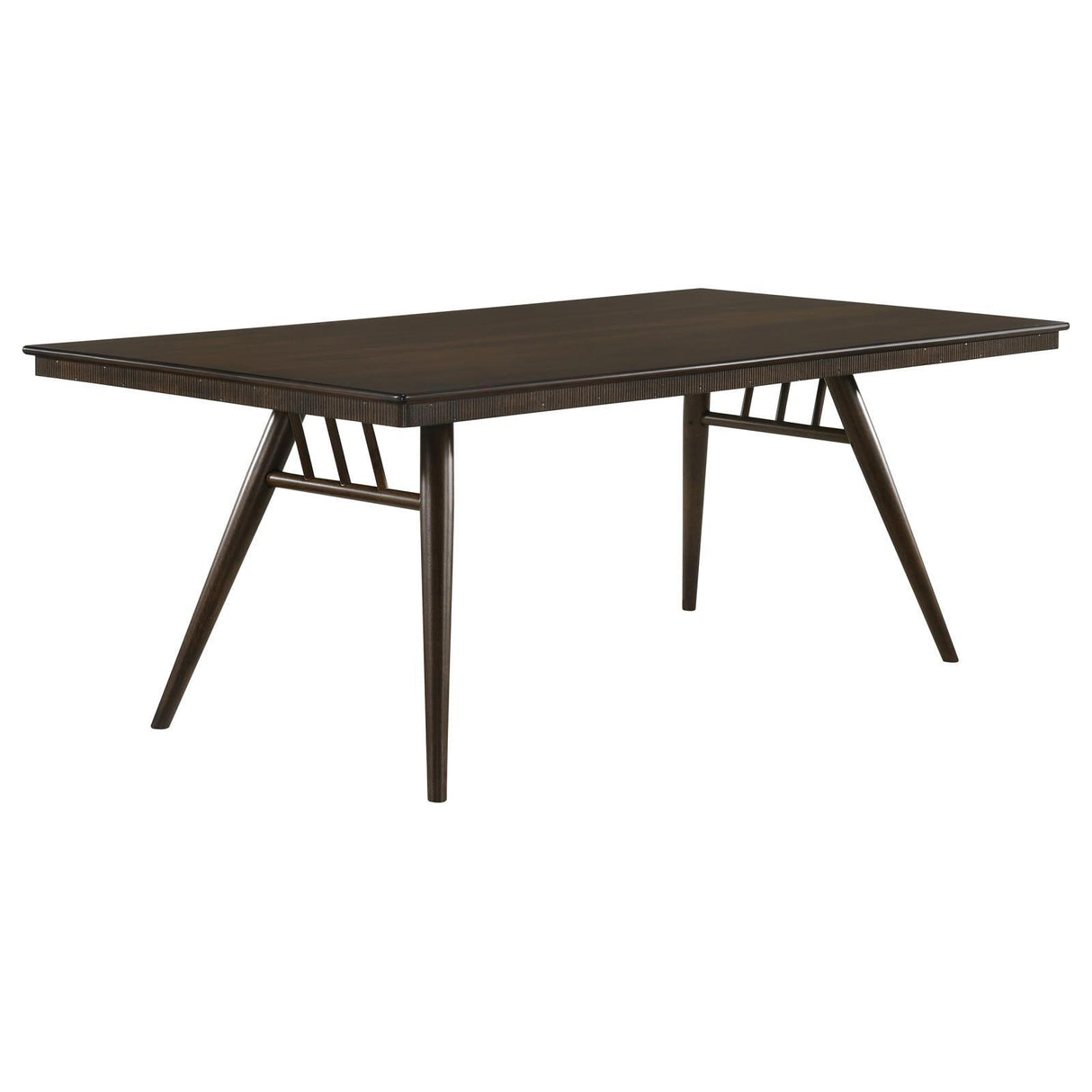 Wes Dark Walnut Rectangular Dining Table by Coaster at Eve Furniture