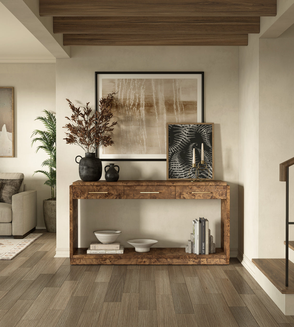 Wesley Burl Console by Co.House Designs at Eve Furniture