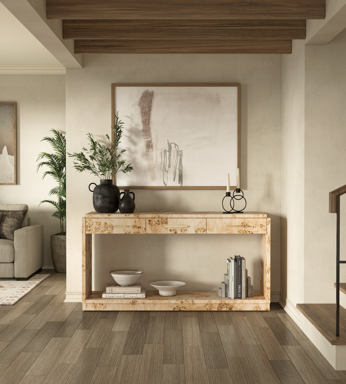 Wesley Burl Console by Co.House Designs at Eve Furniture