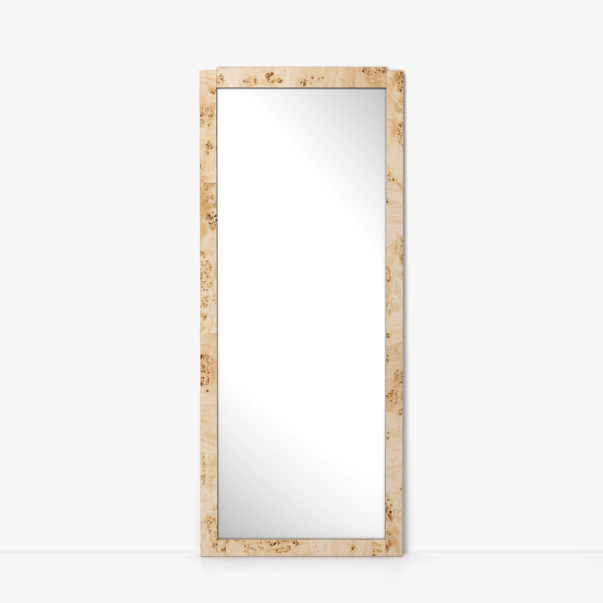 Wesley Burl Floor Mirror by Co.House Designs at Eve Furniture