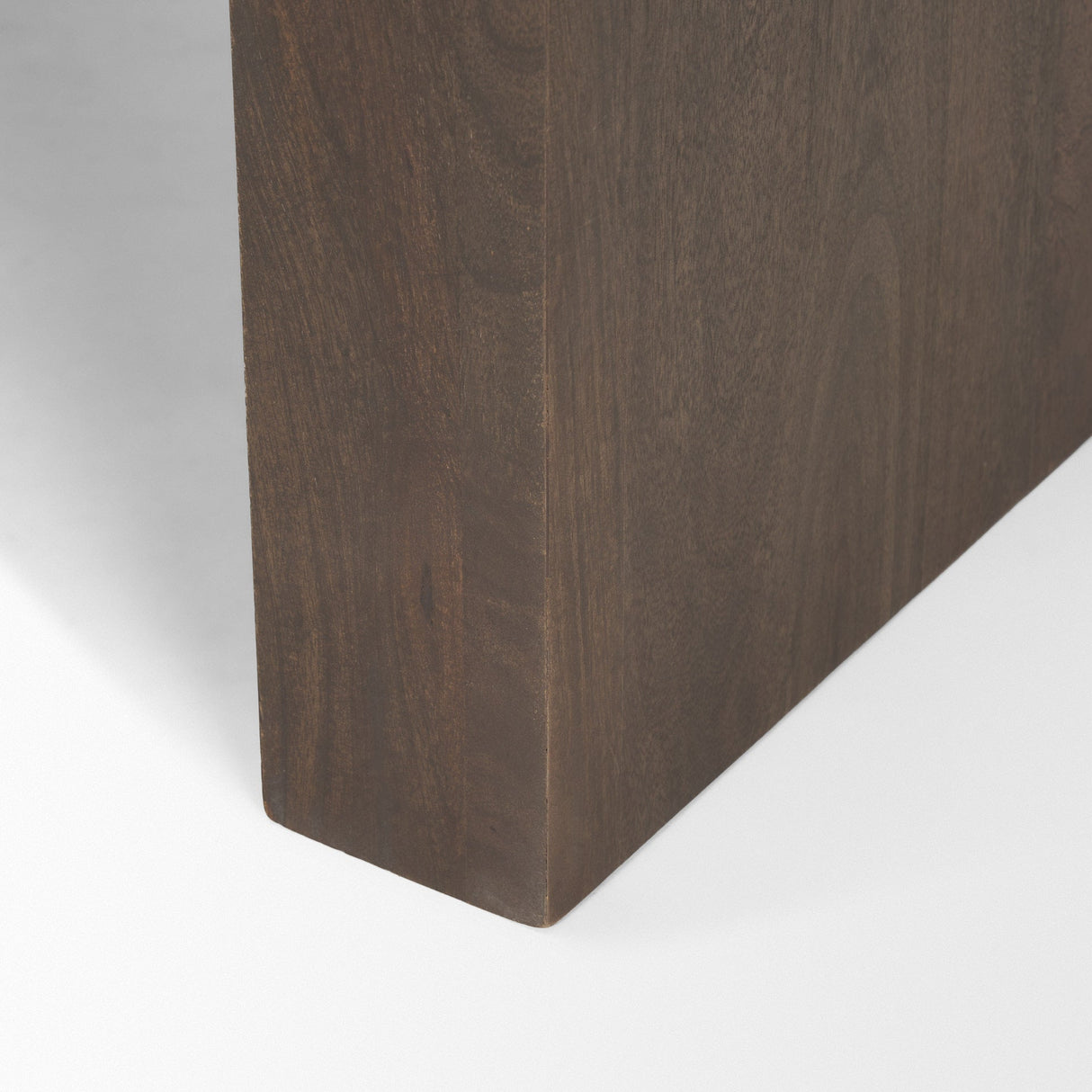 Wesson Dark Brown Wood Accent Table by Mercana at Eve Furniture