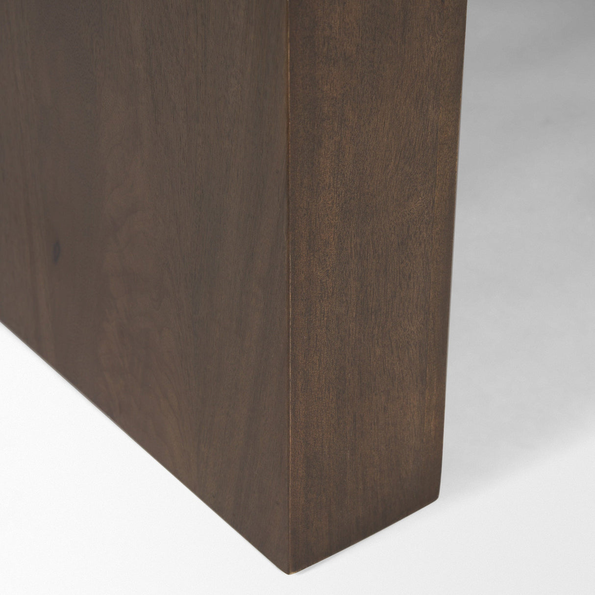Wesson Dark Brown Wooden Rectangular Coffee Table by Mercana at Eve Furniture
