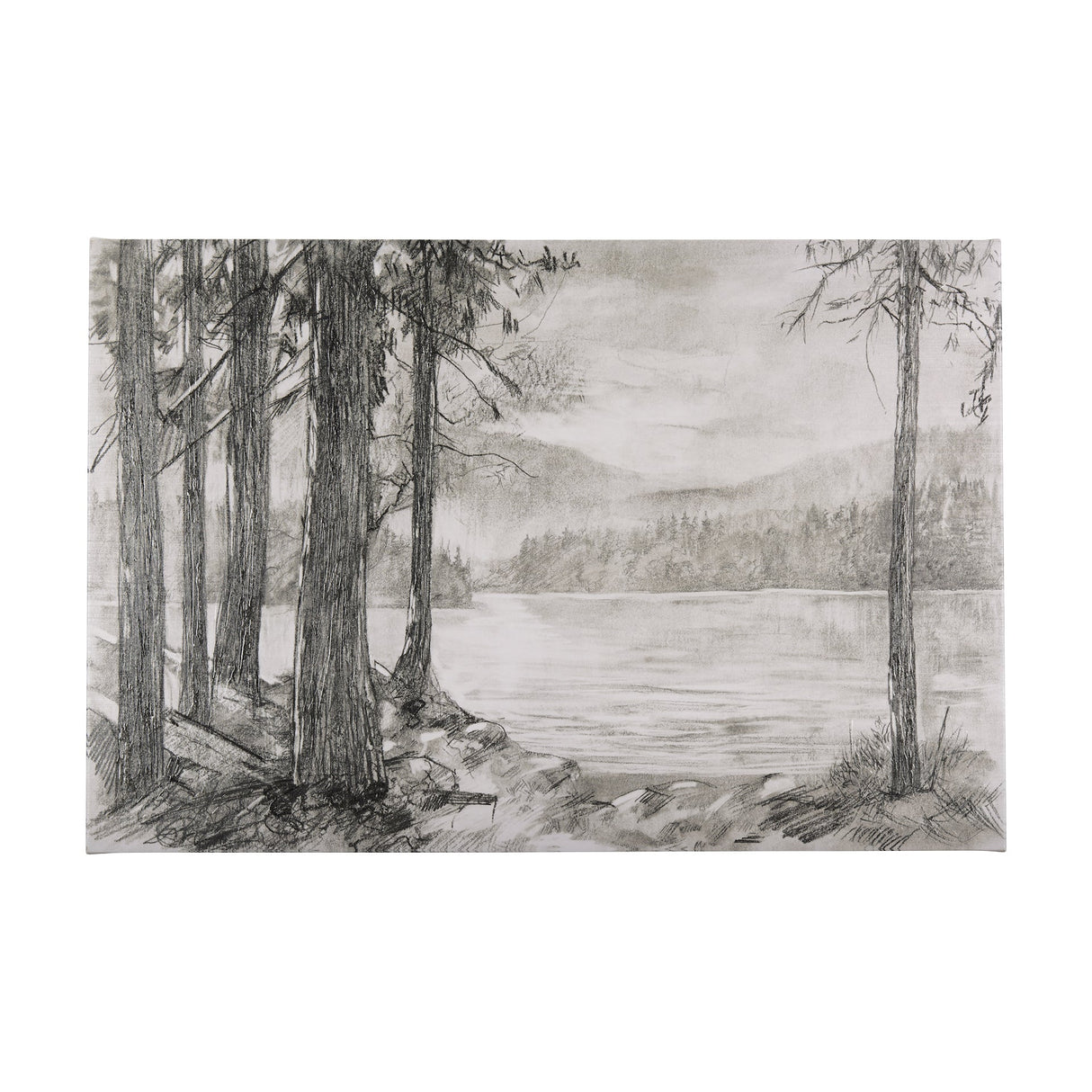 West Coast Chronicles I by Mercana Studio a Hand Embellished Textured Canvas by Mercana at Eve Furniture