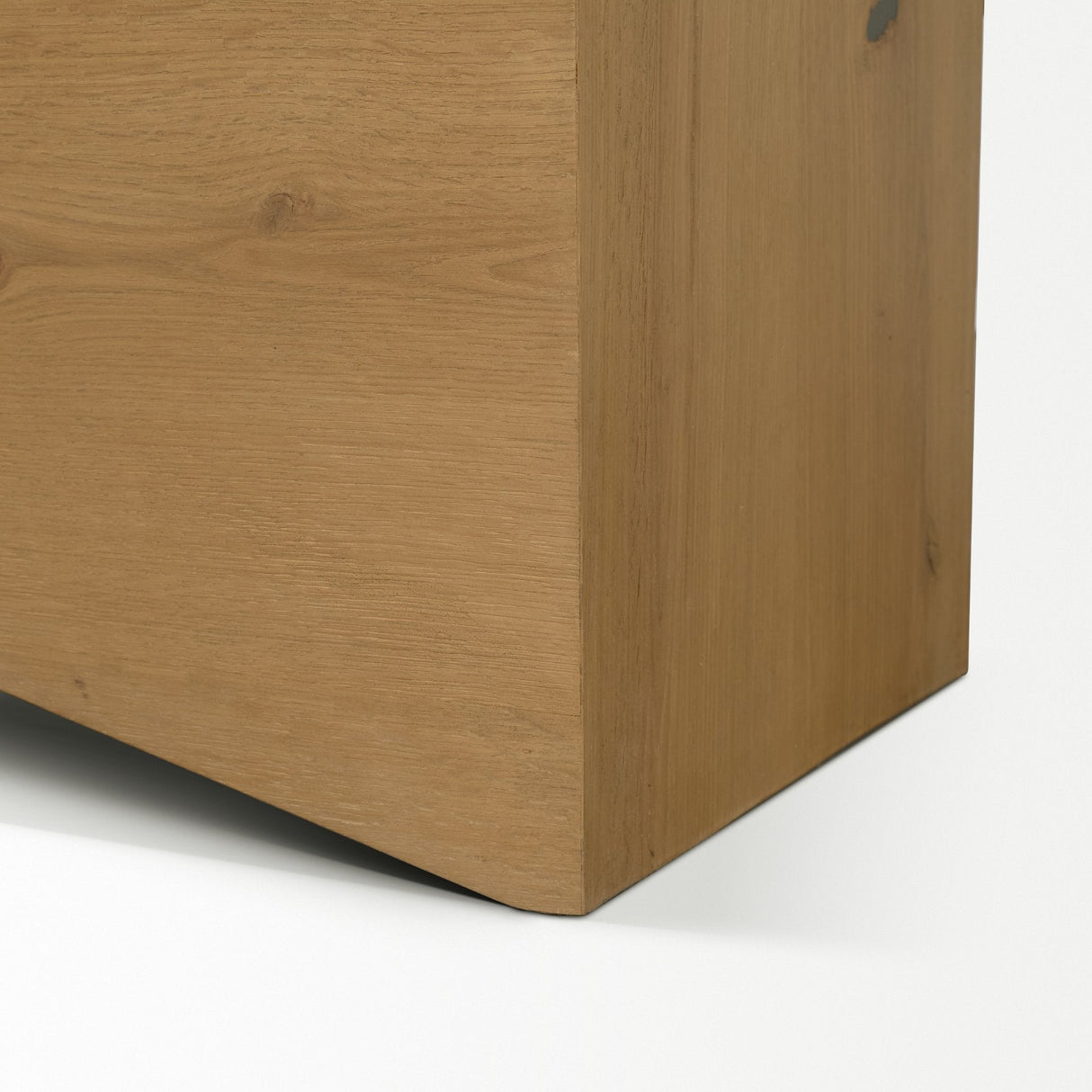 West Light Brown Oak Wood Rectangular Coffee Table by Mercana at Eve Furniture