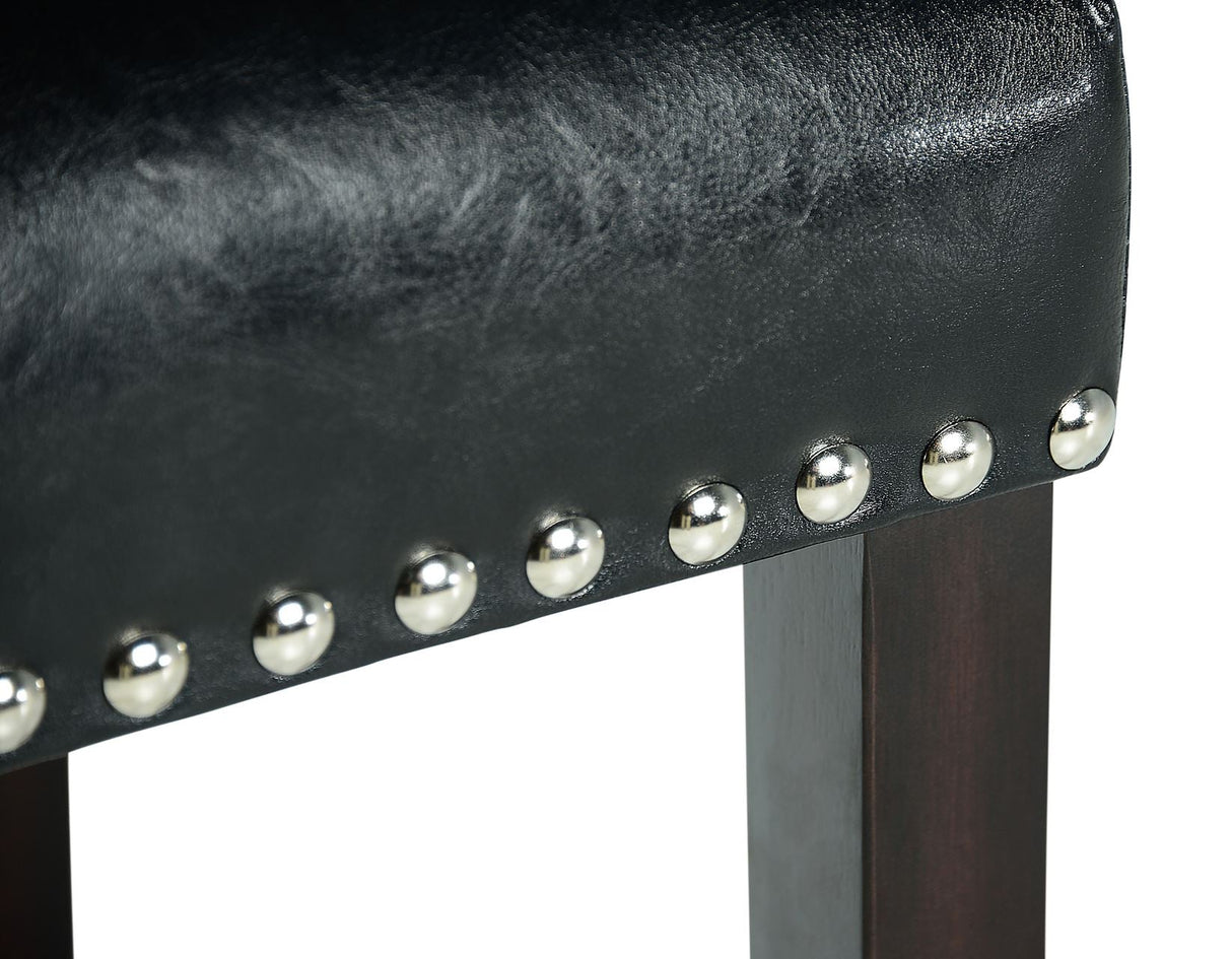 Westby Ebony Marble Top Dining Room Set by Steve Silver at Eve Furniture