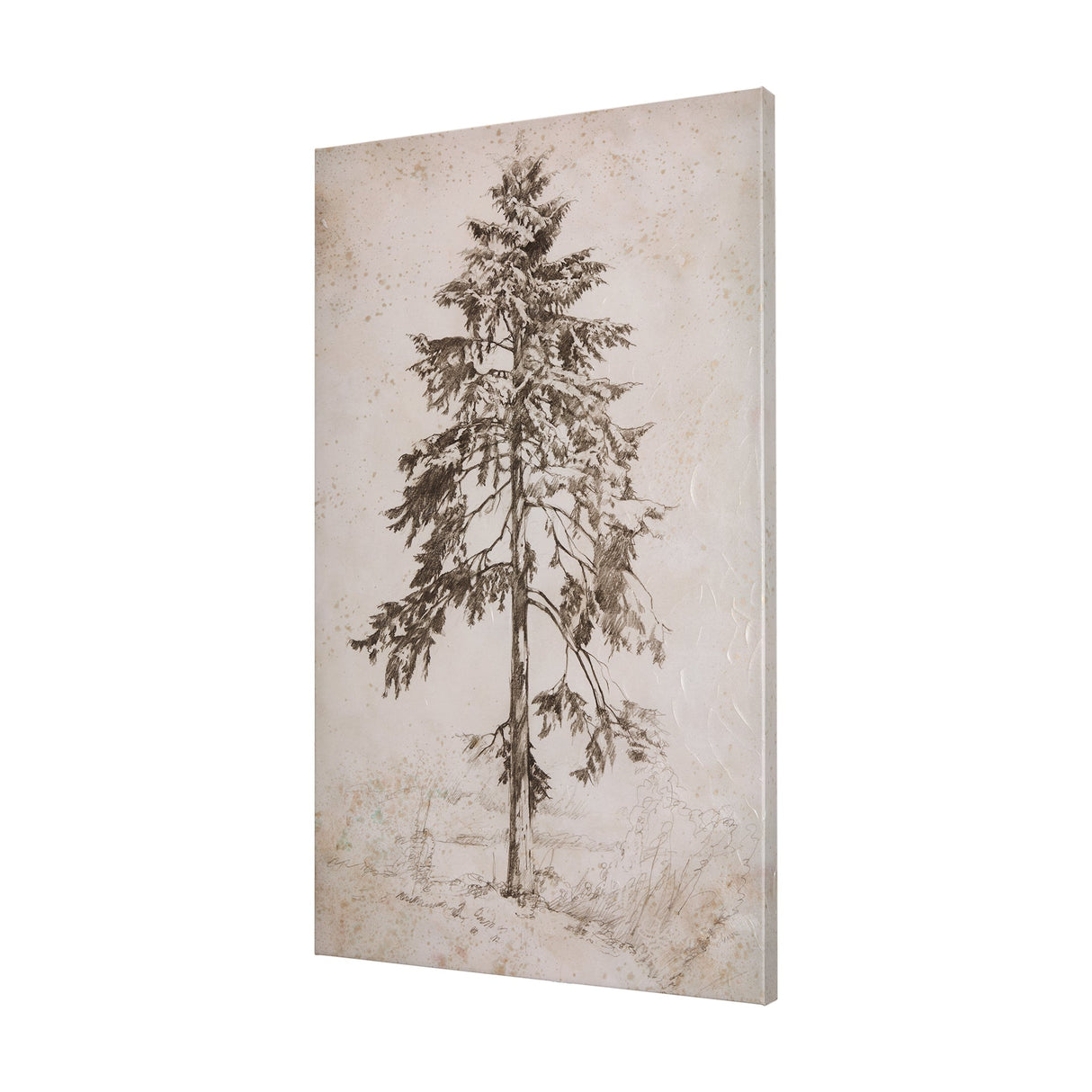 Westcoast Tree Drawing II by Mercana Studio a Hand Embellished Textured Canvas by Mercana at Eve Furniture