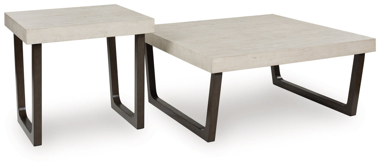 Westenfort Espresso/Gray Table (Set of 2) by Ashley at Eve Furniture