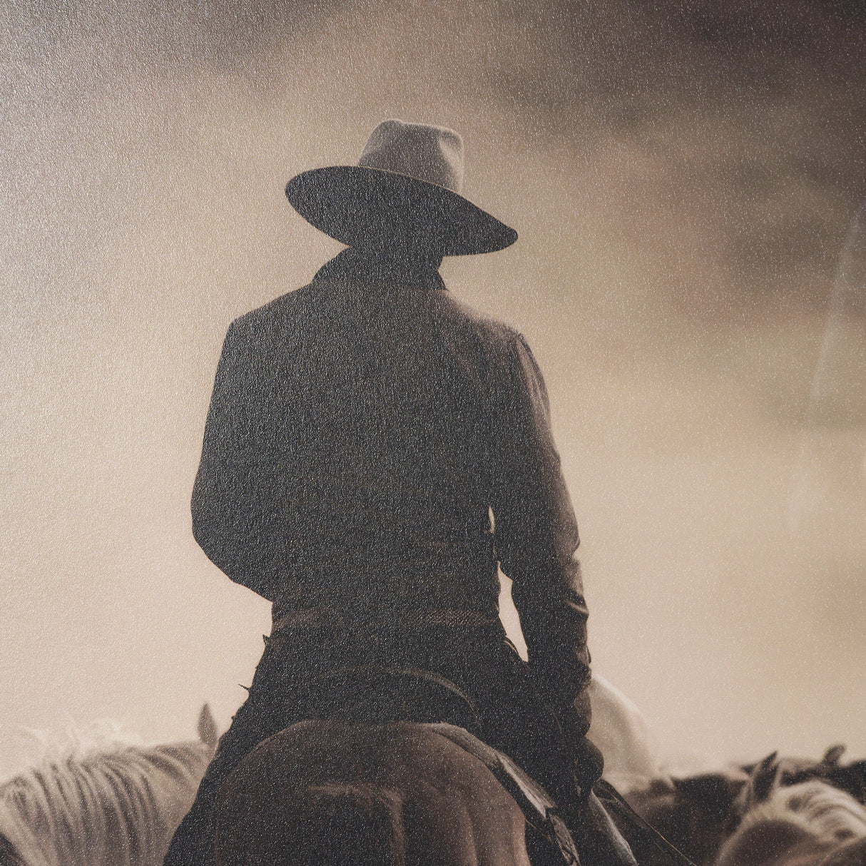 Western Horse Drive by Andreas Magnusson Textured FramedPhoto Print Matted under Glass by Mercana at Eve Furniture