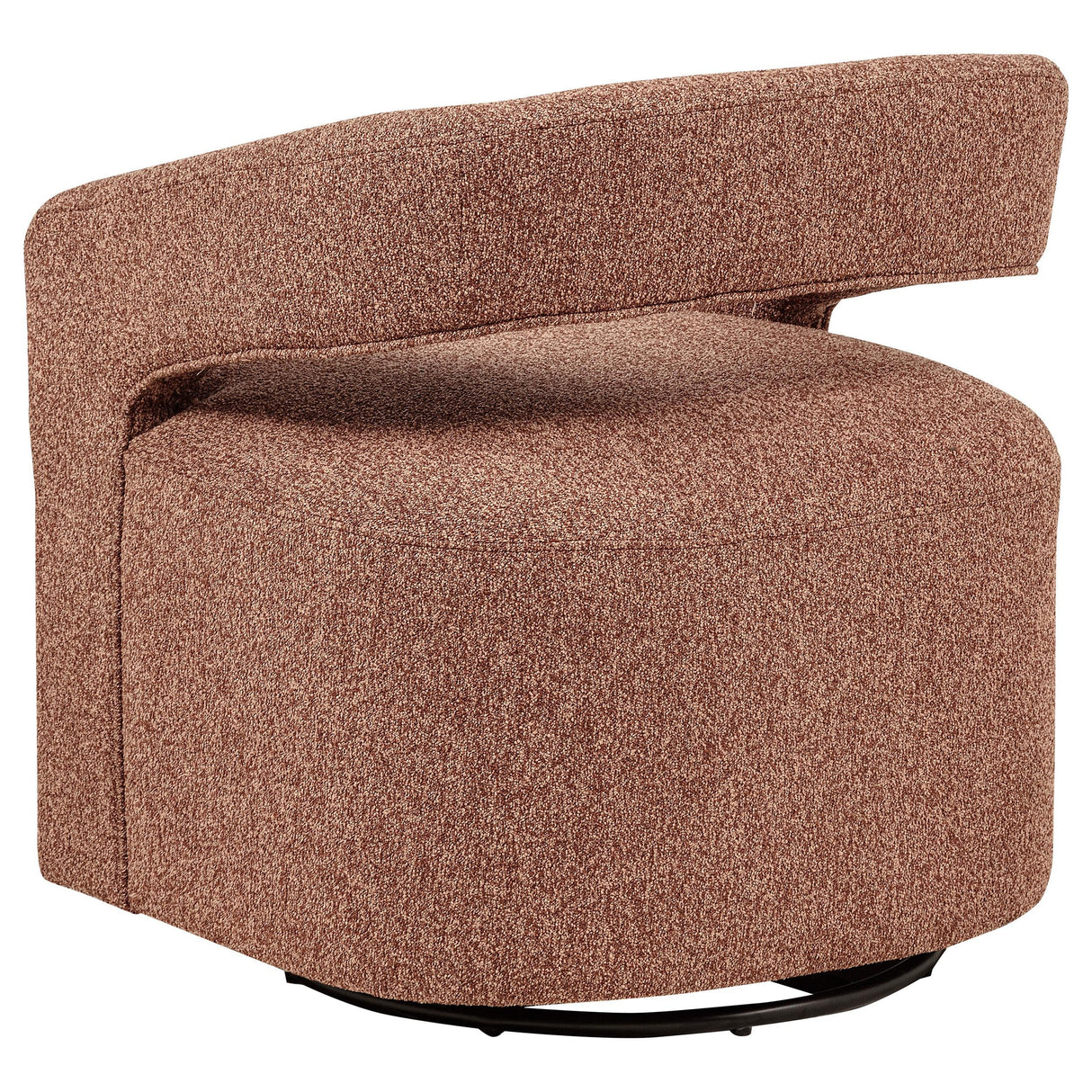 Westhill Berry Boucle Upholstered Swivel Accent Chair by Coaster at Eve Furniture