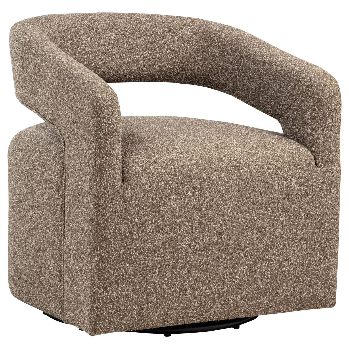 Westhill Rocky Road Boucle Upholstered Swivel Accent Chair by Coaster at Eve Furniture