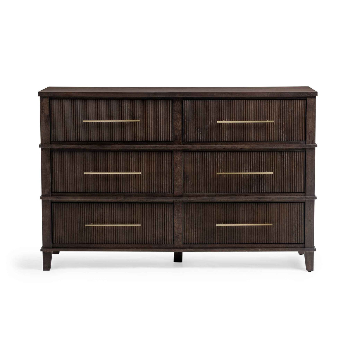 Westlake 6 Drawer Dresser - Auburn Walnut by Classic Home at Eve Furniture