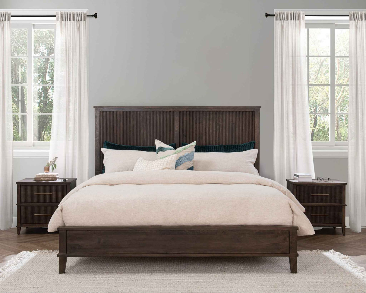 Westlake Auburn Walnut Queen Bed by Classic Home at Eve Furniture