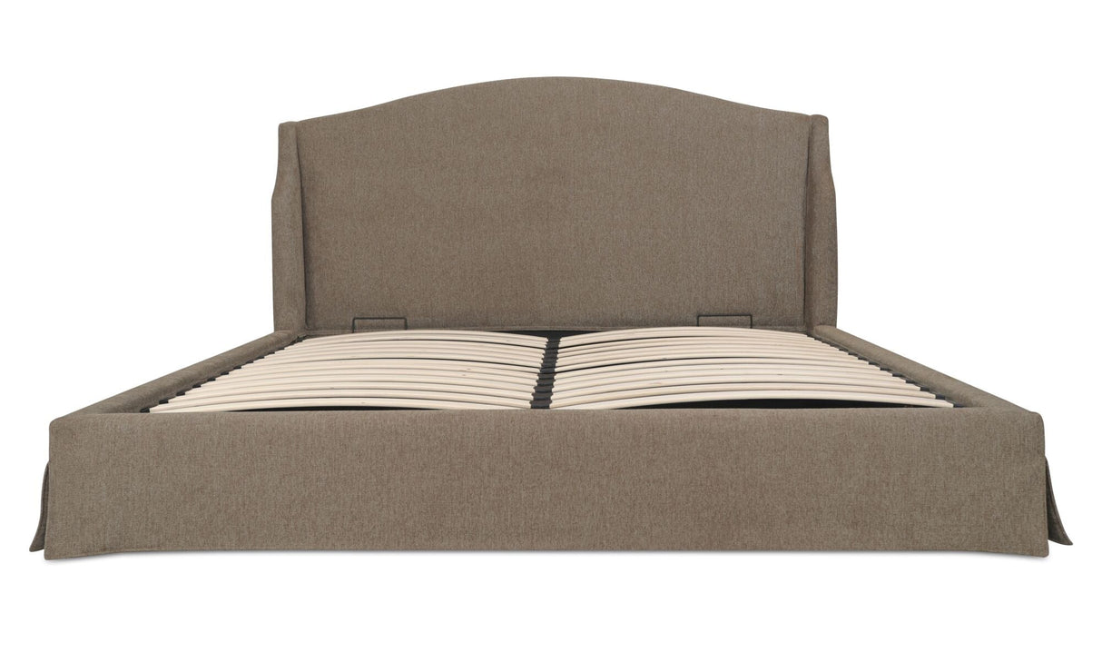 Weston Queen Storage Bed Brown by Moe's Home at Eve Furniture