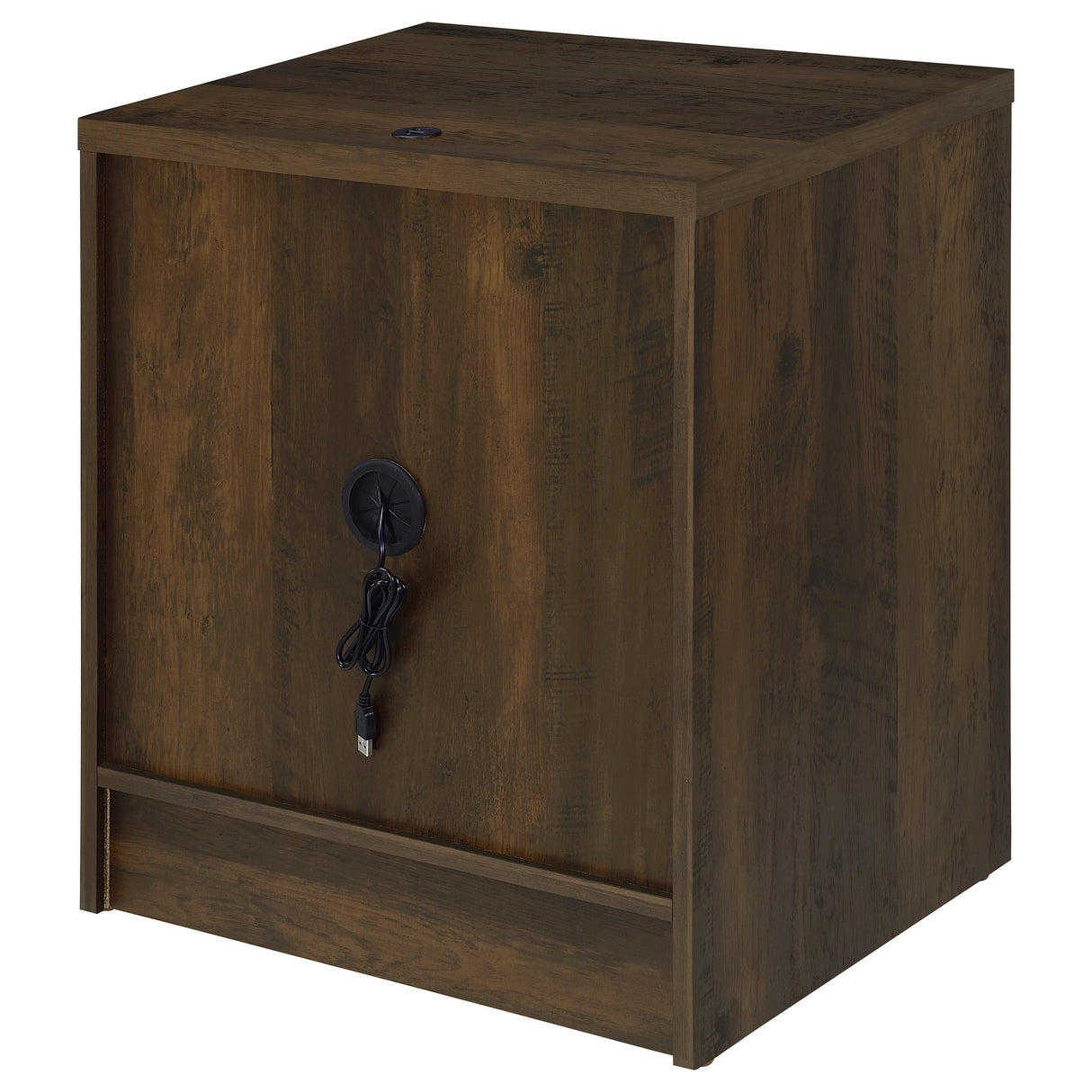 Westpark Dark Pine Nightstand with LED Lights and USB Ports by Coaster at Eve Furniture