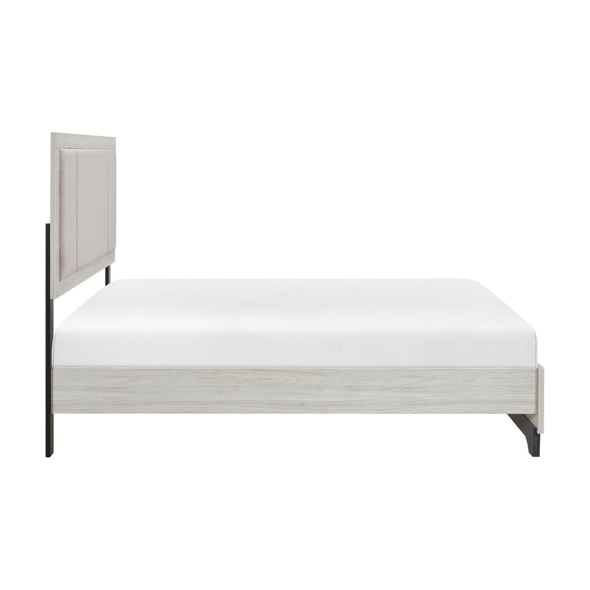 Westport White Oak/Gray Full Platform Bed by Homelegance at Eve Furniture