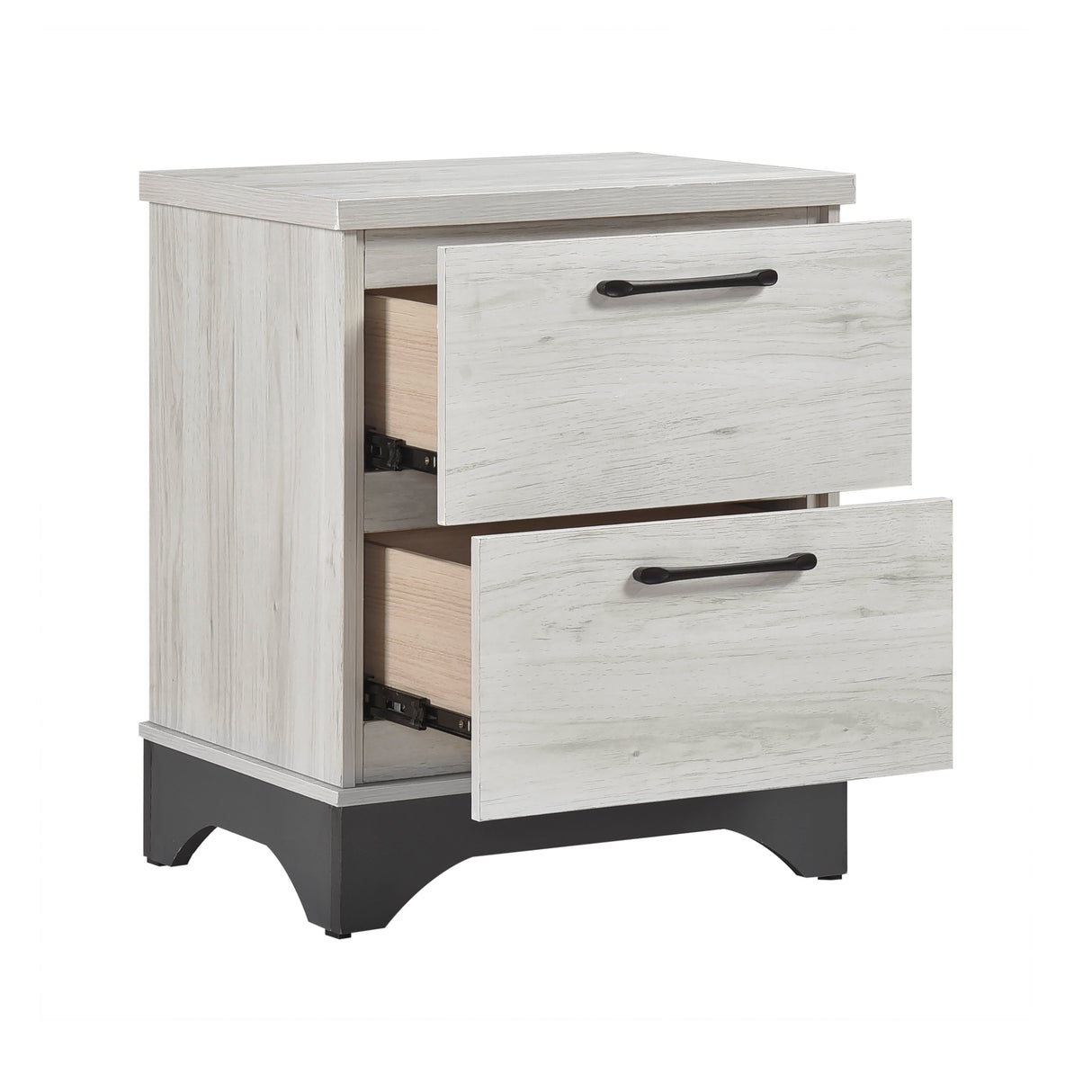 Westport White Oak/Gray Platform Bedroom Set by Homelegance at Eve Furniture