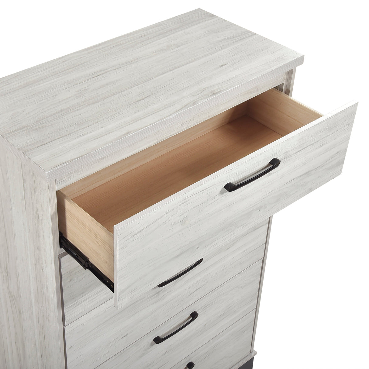 Westport White Oak/Gray Platform Bedroom Set by Homelegance at Eve Furniture