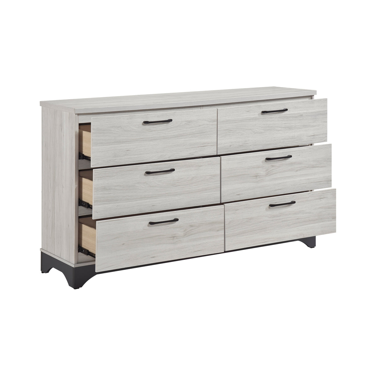 Westport White Oak/Gray Platform Youth Bedroom Set by Homelegance at Eve Furniture