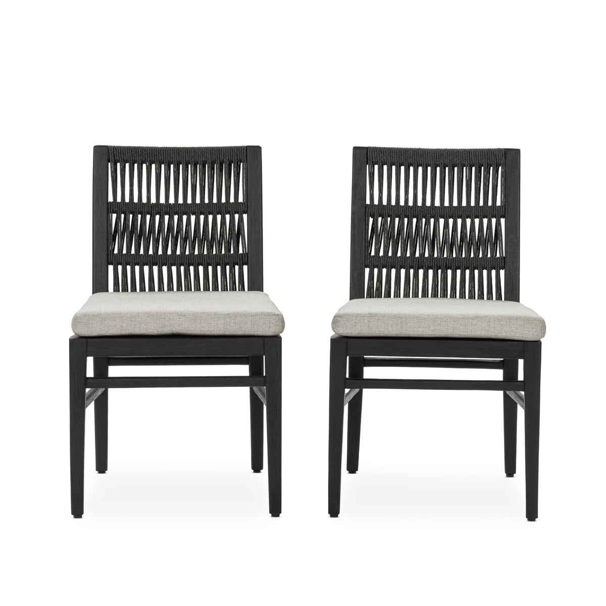 Westville Black Outdoor Dining Chair (Set of 2) by Classic Home at Eve Furniture