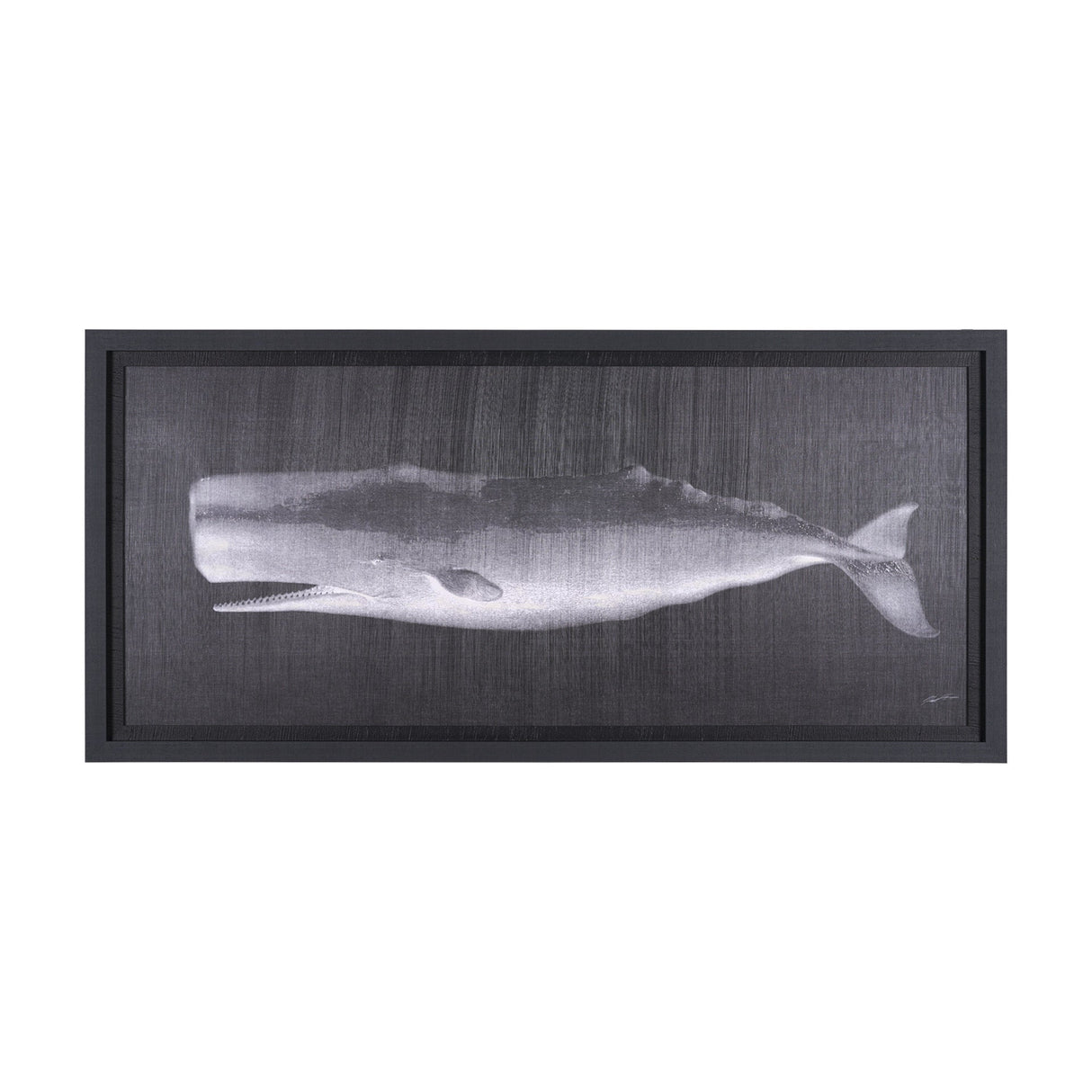 Whale Watching II by John Butler a Hand Embellished Framed Art Print by Mercana at Eve Furniture