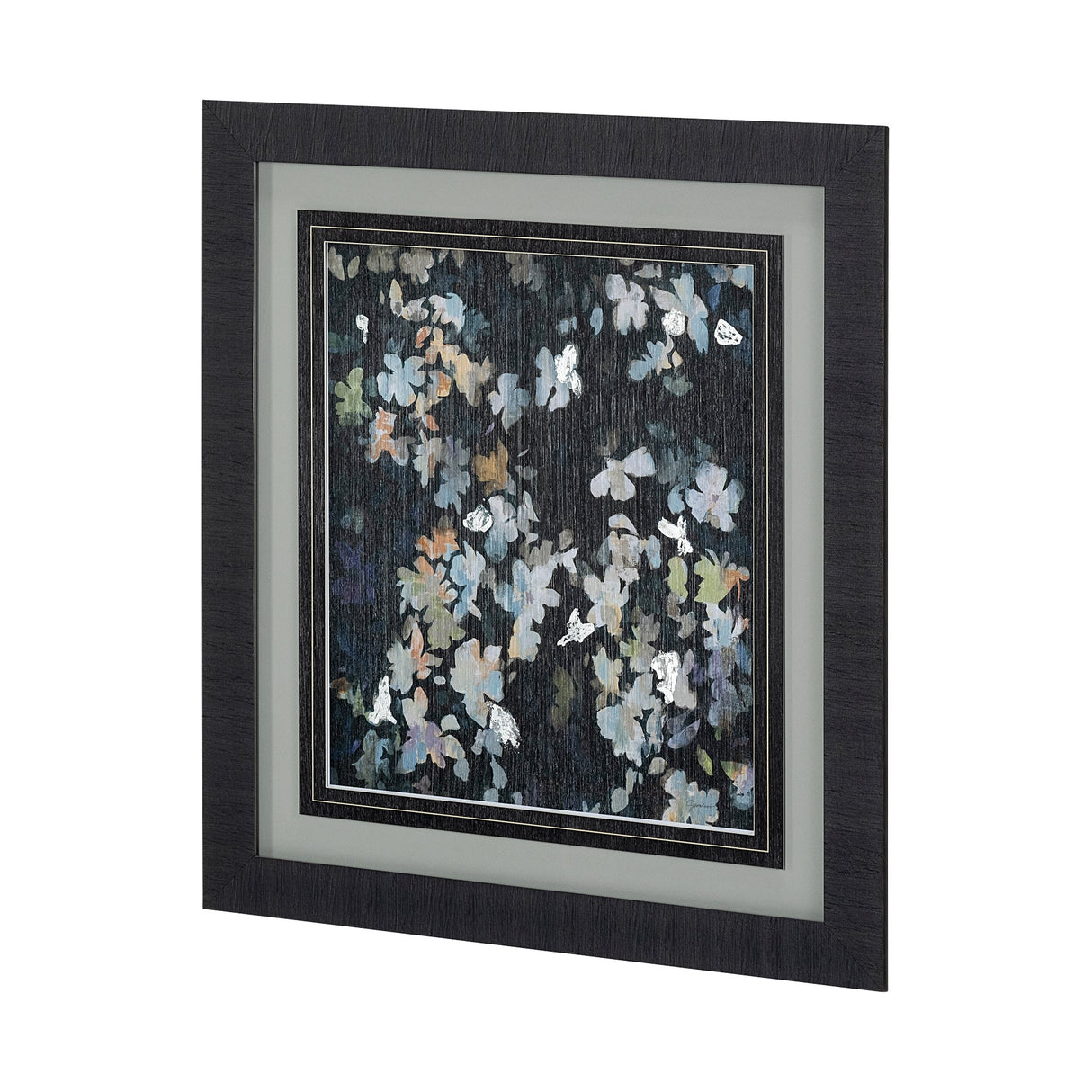 Whirlwind by Liz Jardine a Hand Embellished Textured Framed Art Print Matted under Glass by Mercana at Eve Furniture