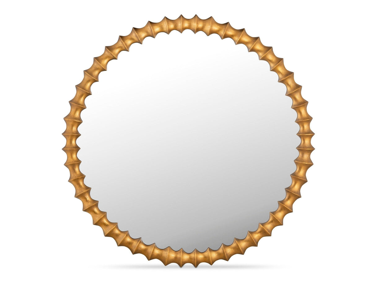 Whitby Aged Brass Mirror by MOES at Eve Furniture