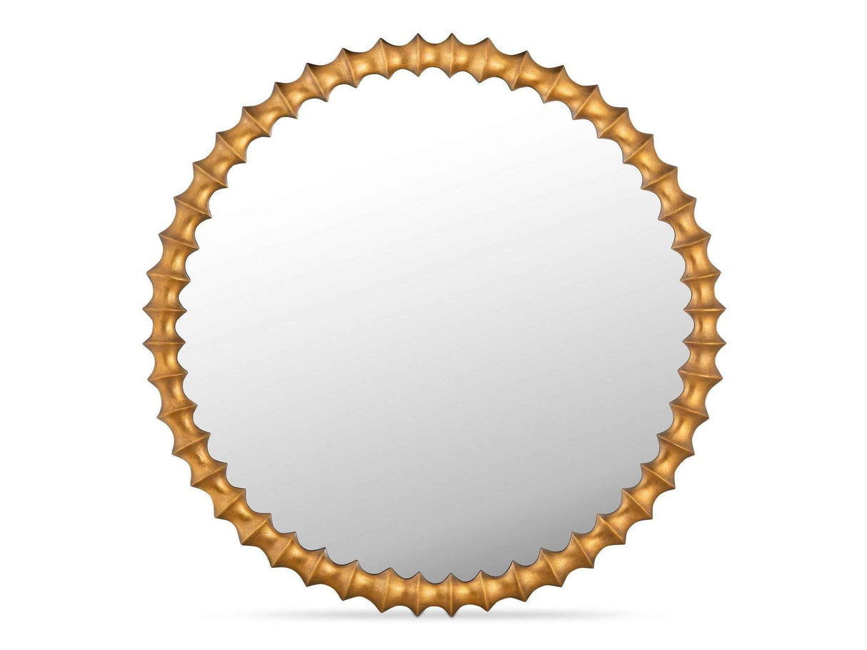 Whitby Aged Brass Mirror