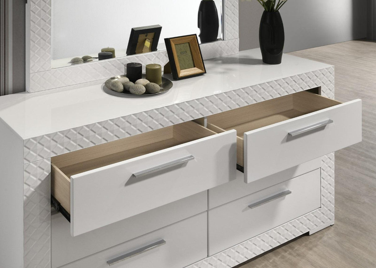 Whitby White Dresser by Furniture of America at Eve Furniture