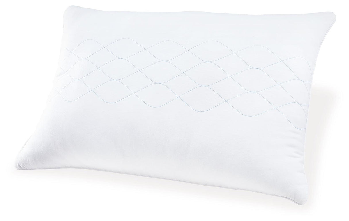 White Comfort Pillow by Ashley at Eve Furniture