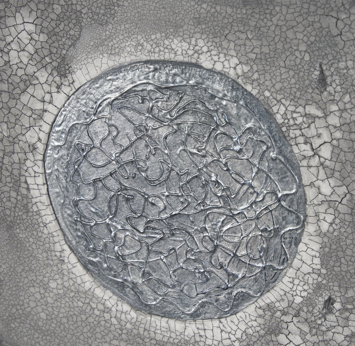 White Moon by Studio M a handmade Original Framed Artwork under Glass by Mercana at Eve Furniture