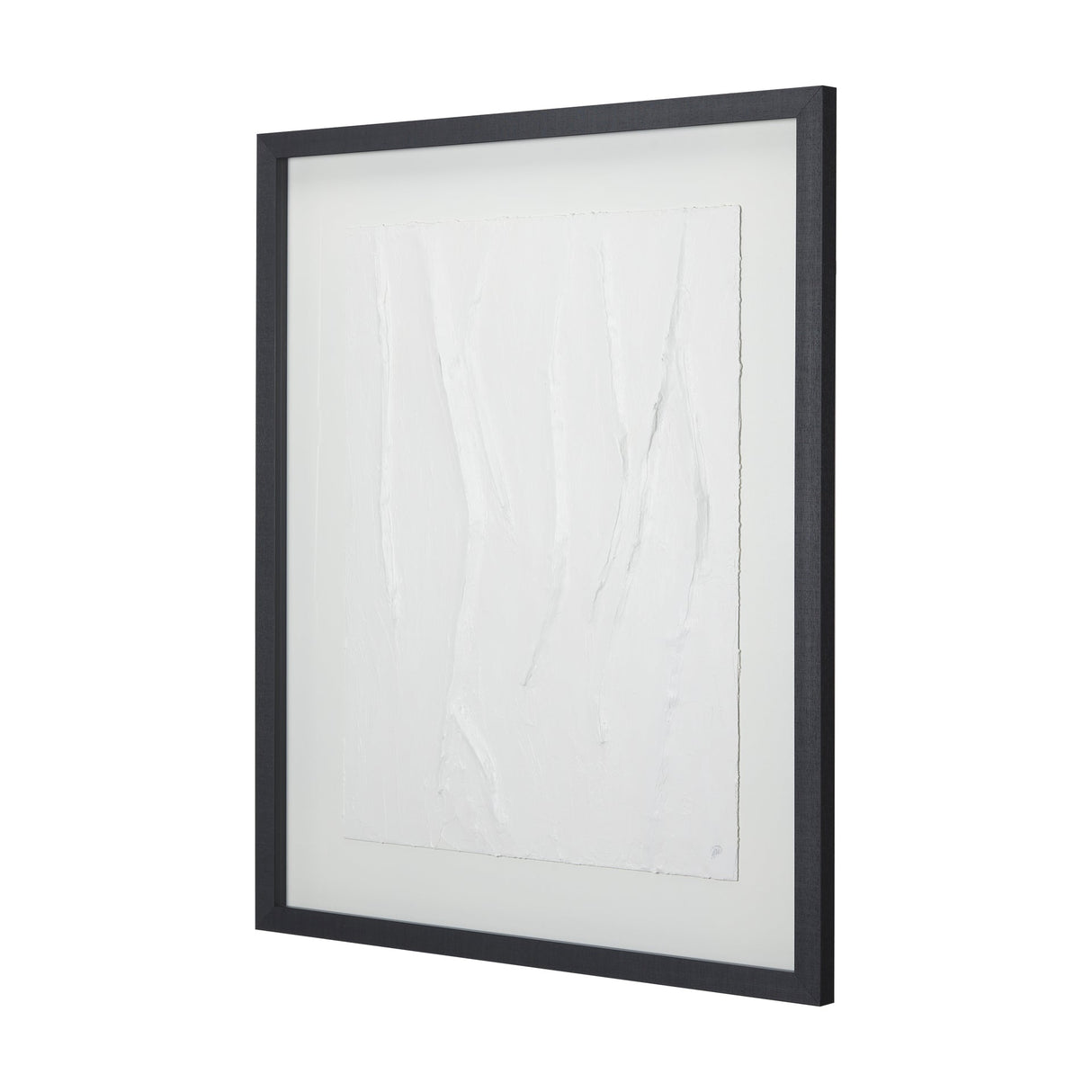 White Vines I by Studio M a handmade Original Framed 3D Textured Artwork under Glass by Mercana at Eve Furniture