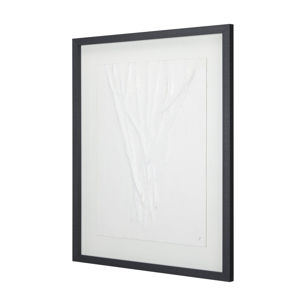 White Vines II by Studio M a handmade Original Framed 3D Textured Artwork under Glass by Mercana at Eve Furniture